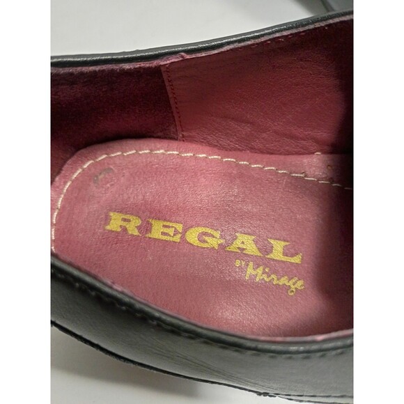 Regal by Mirage Uniontown men\'s black leather oxfort shoe size 4o  US 7-7.5 main image 4